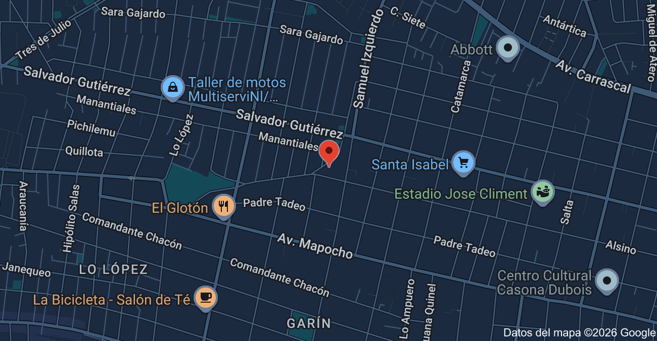 Mapa de ubicación de ECI Ltda